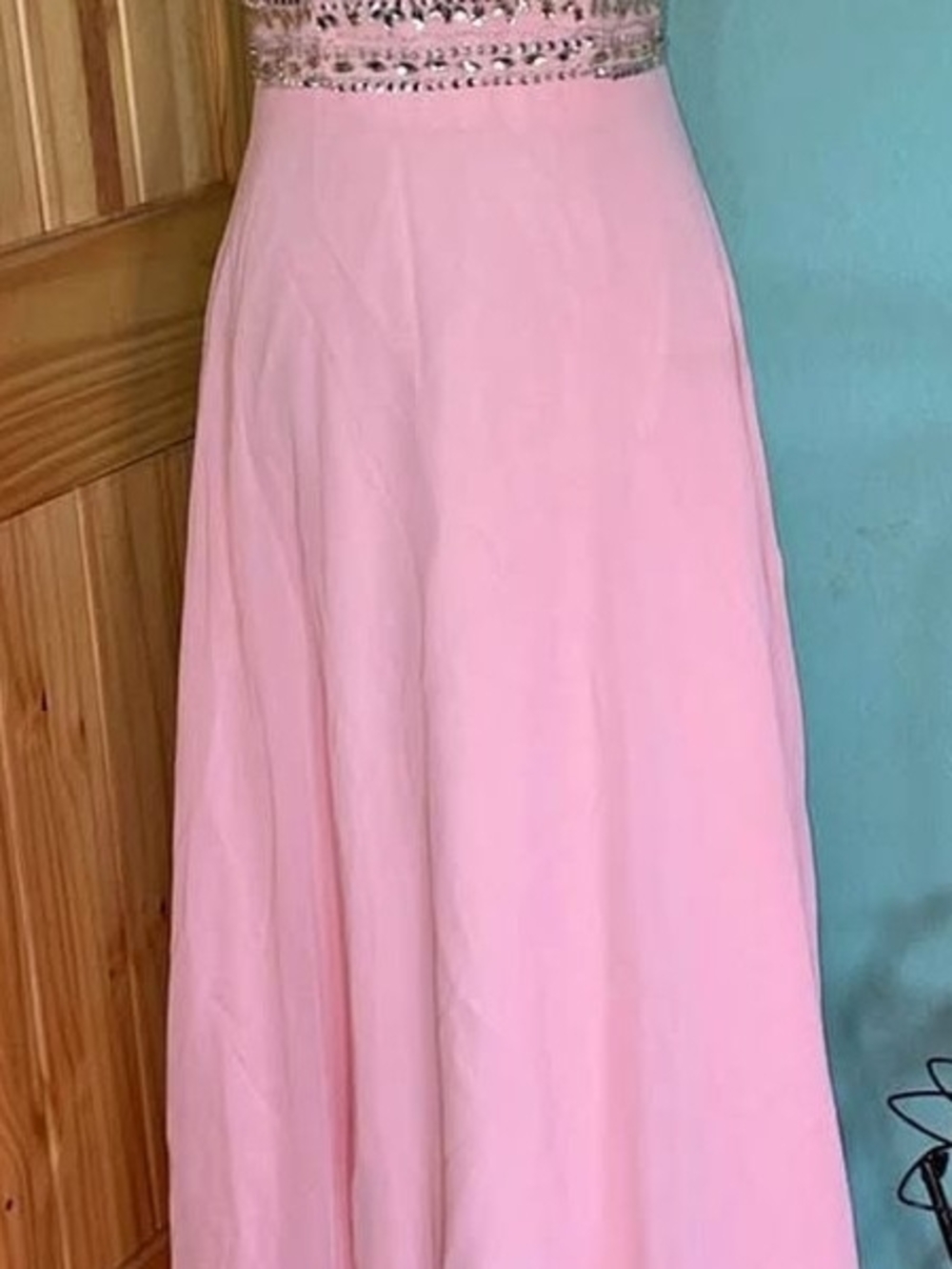 Pink A-Line Maxi Skirt - Elegant Women's Skirt